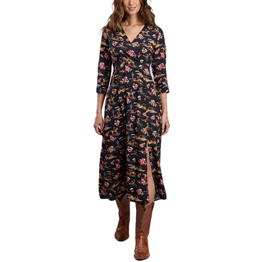 Stetson Women's Printed Long Dress