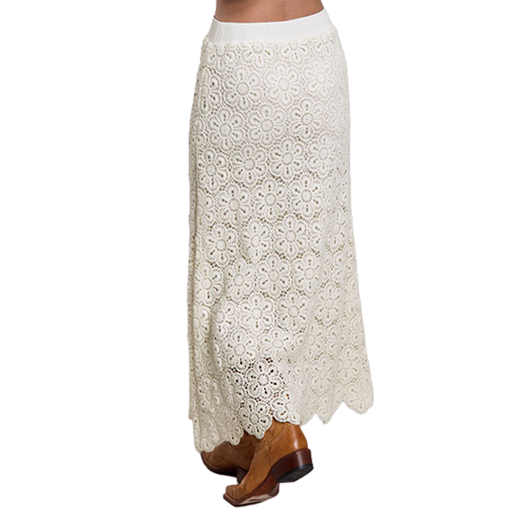 Stetson Women's Acrylic Crochet Maxi Skirt
