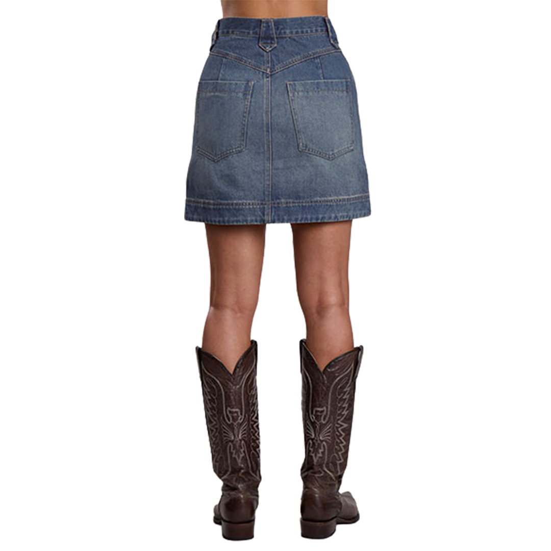 Mini-jupe en jean Stetson pour femme