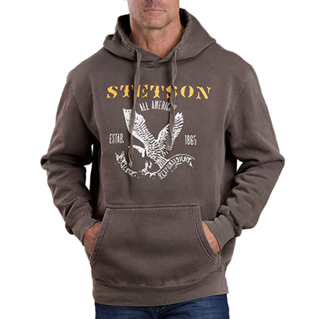 Stetson Men's Logo Hoodie
