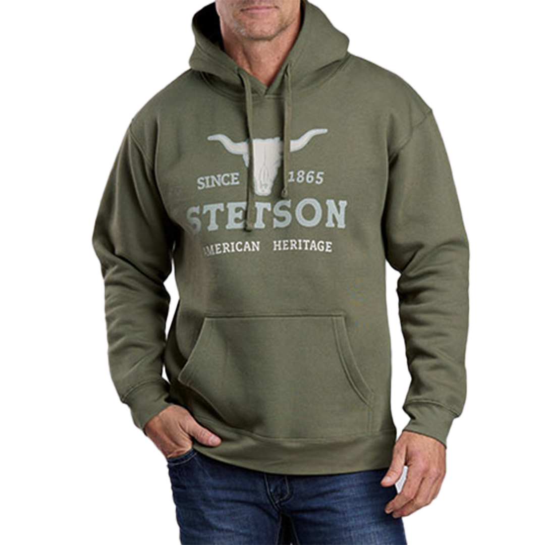 Stetson Men's Logo Hoodie