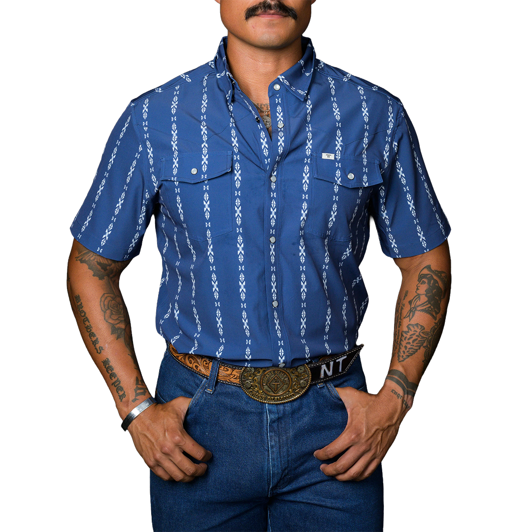 Chemise boutonnée à manches courtes Ariat Pro Series Cal Classic Fit pour homme