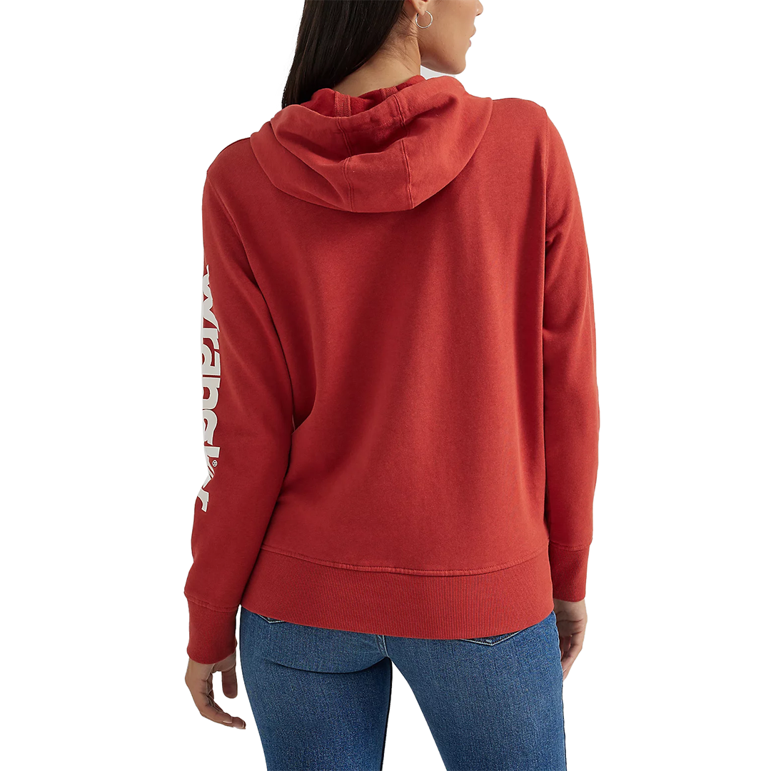 Wrangler Women's Retro Logo Arm Pullover Hoodie