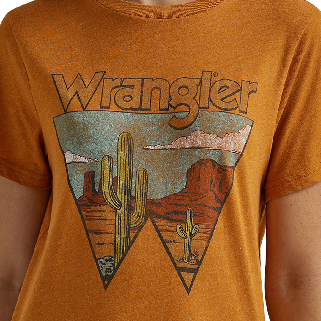 Wrangler Women's Retro Desert Grapic Short Sleeve Shirt