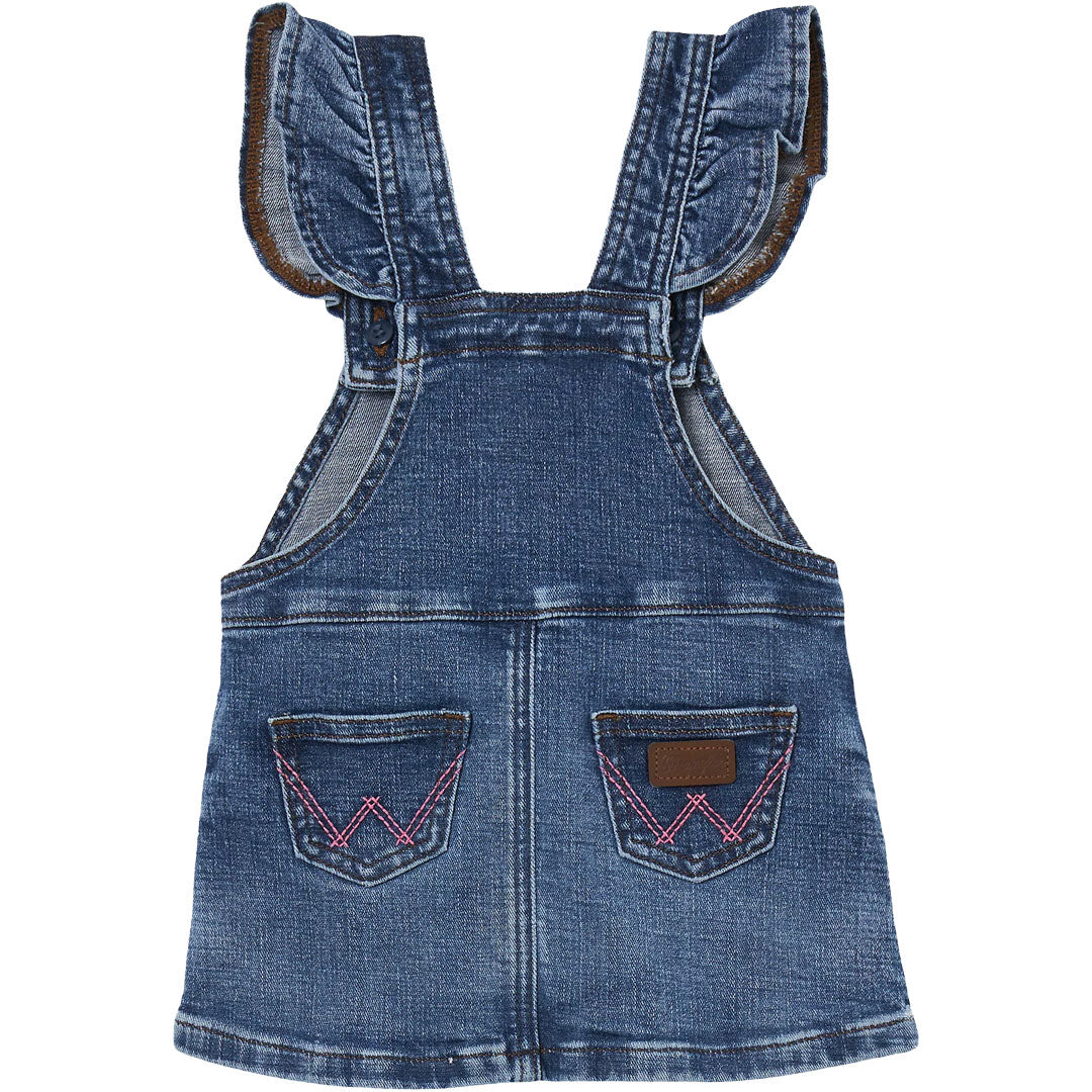 Wrangler Girls' Phoebe Ruffle Sleeve Denim Skirtall