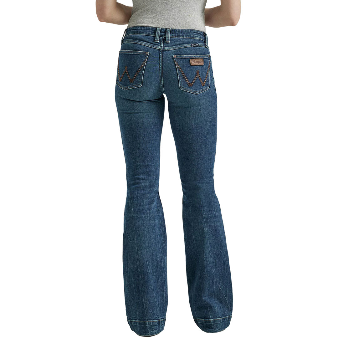 Wrangler Women's Retro Mae High Rise Flare Jeans