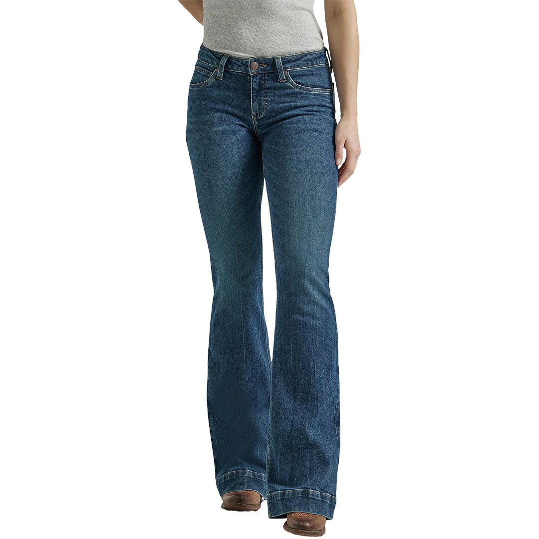 Wrangler Women's Retro Mae High Rise Flare Jeans