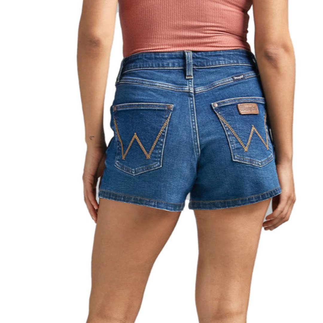 Wrangler Women s Retro Mae Mid Rise Jean Shorts Lammle s Lammle s Western Wear