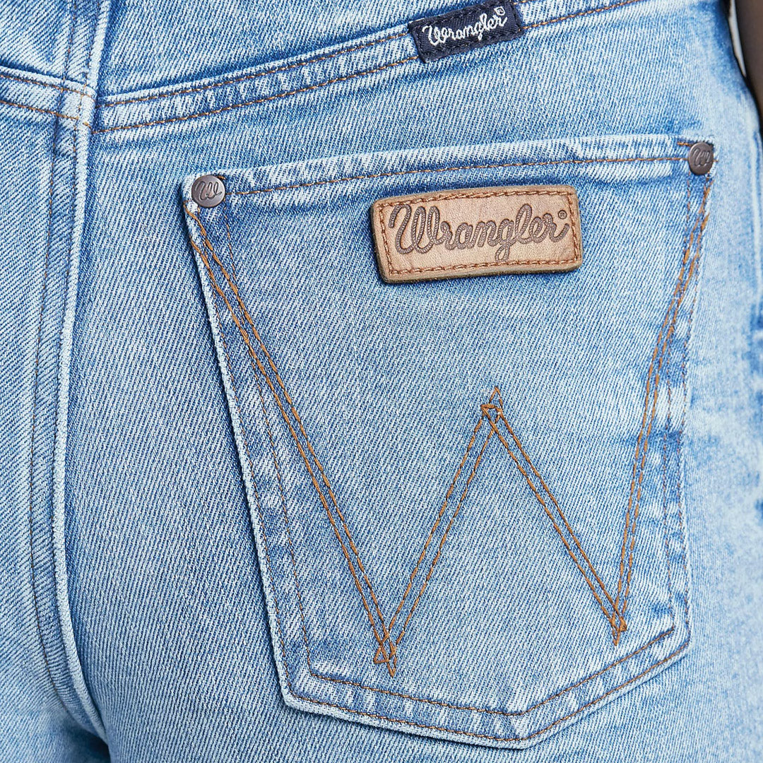 Wrangler Women's Retro Bailey High Rise Cut-Off Jean Shorts