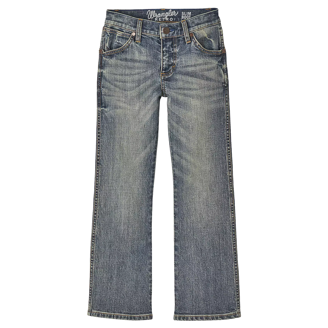 Jean slim à coupe bootcut vintage Wrangler 20X No 42 pour garçons