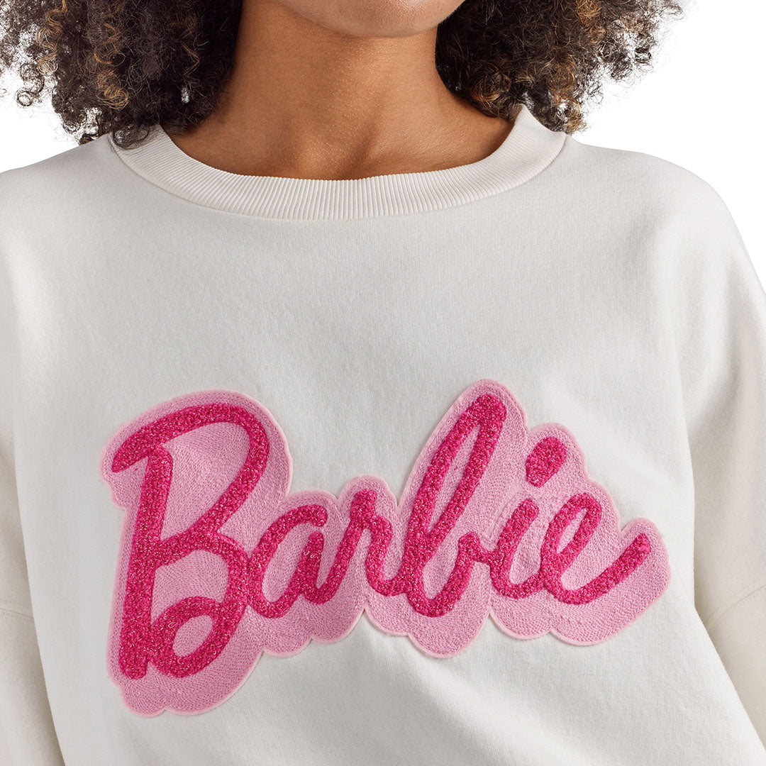 Wrangler X Barbie Women's Relaxed Logo Sweatshirt