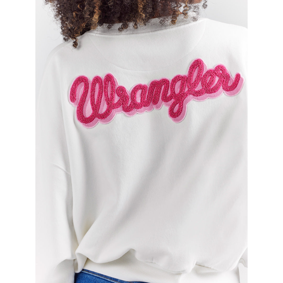 Wrangler X Barbie Women's Relaxed Logo Sweatshirt