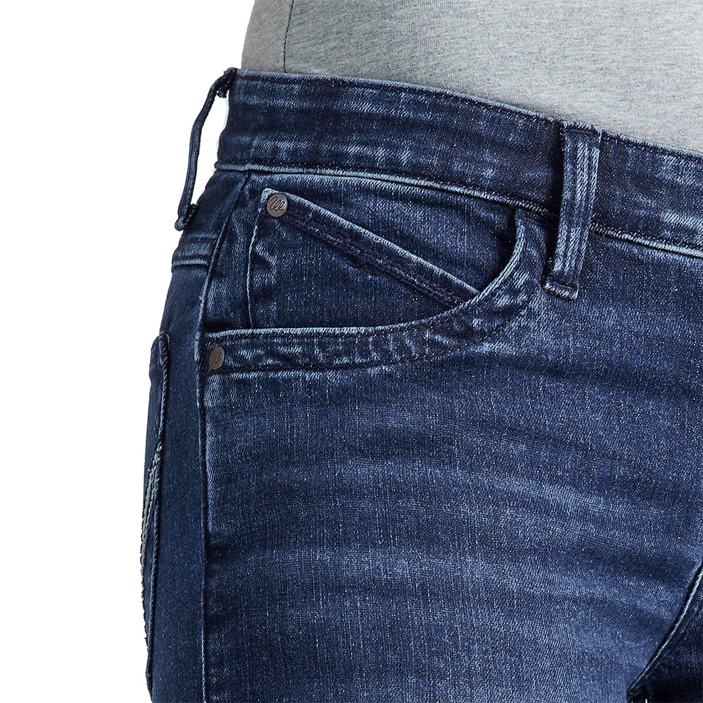 Wrangler Women's Ultimate Riding Jean Q-Baby Mid-Rise Bootcut in Maggie