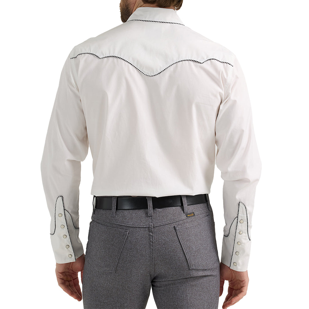 Wrangler Rodeo Ben Western Long Sleeve Snap Shirt