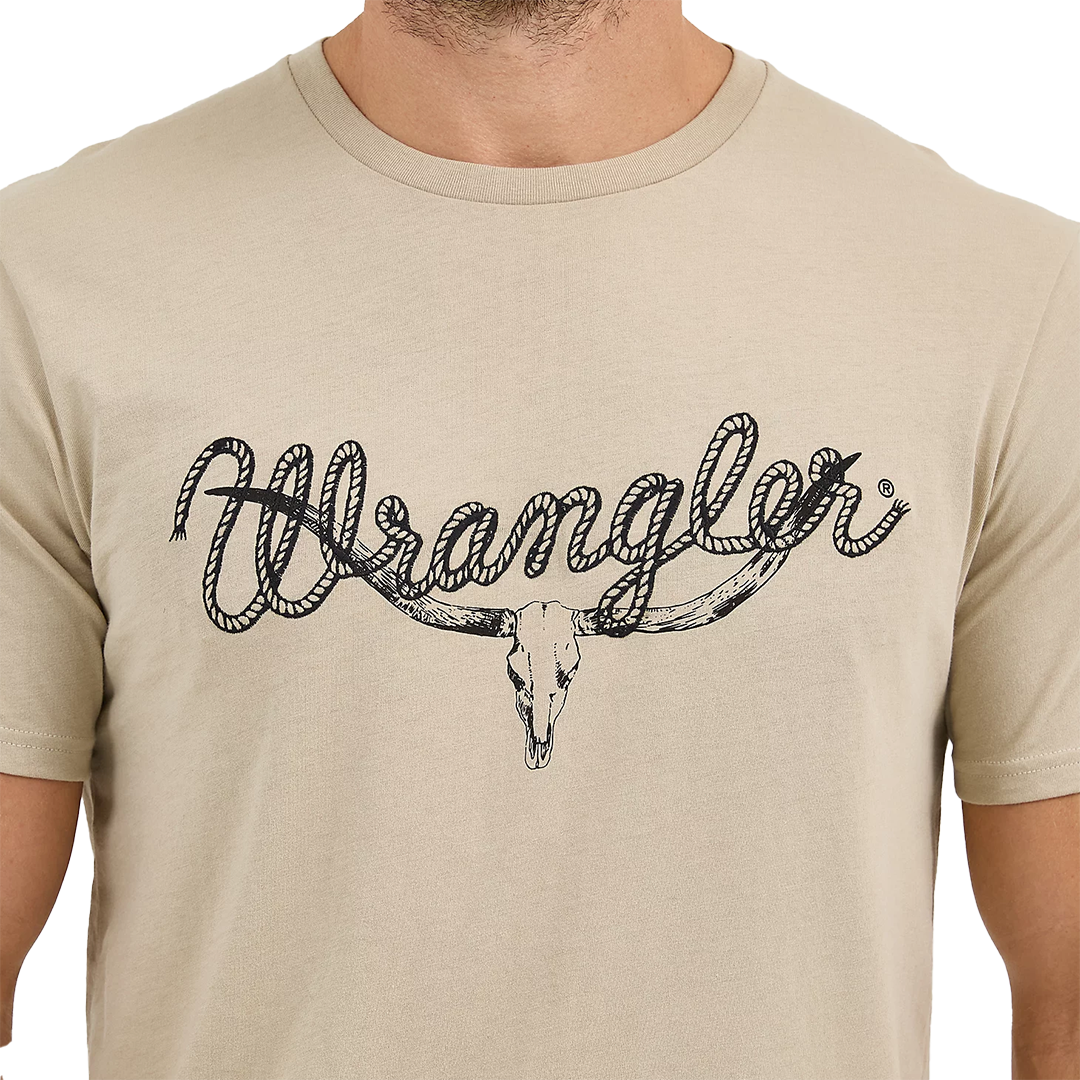 T-shirt à motif Longhorn Wrangler pour homme