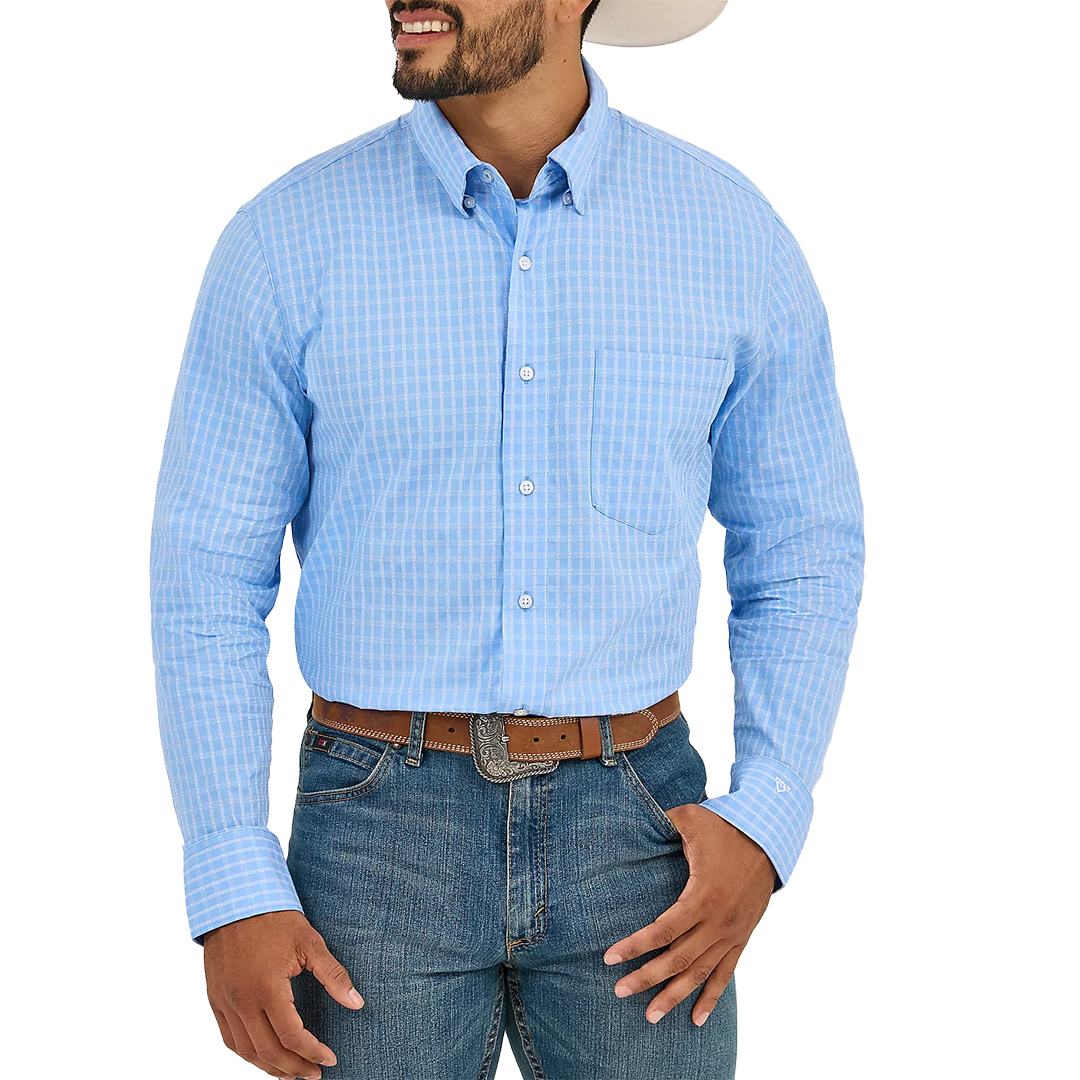 Wrangler Men's Cody Johnson Long Sleeve Button Shirt