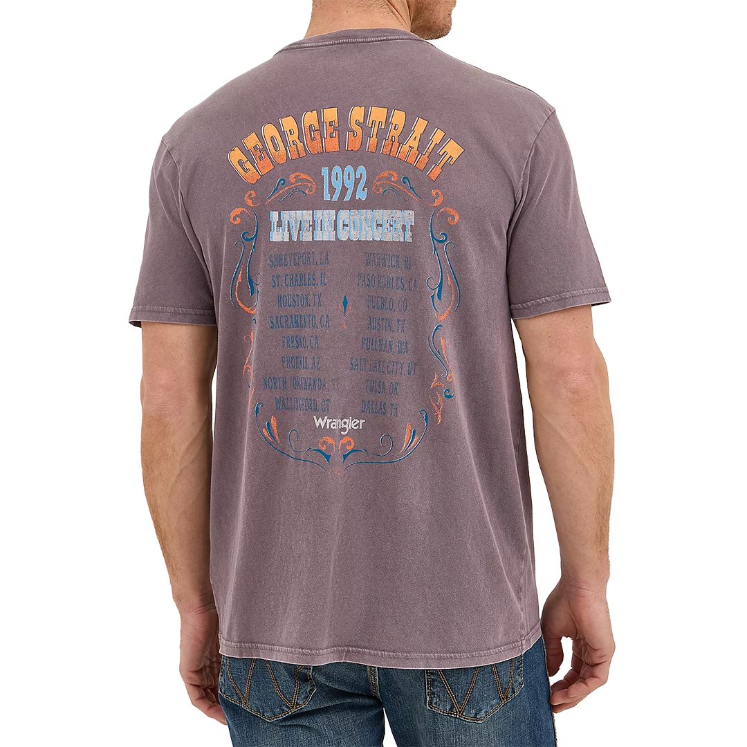 Wrangler Men's George Strait Concert T-Shirt