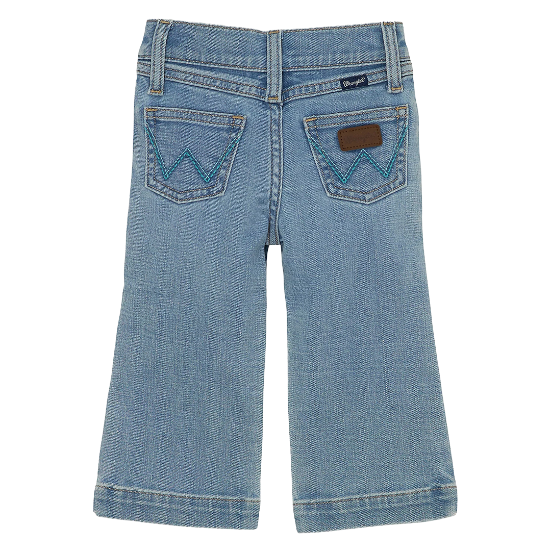 Wrangler Girls' Wide Leg Trouser Jean