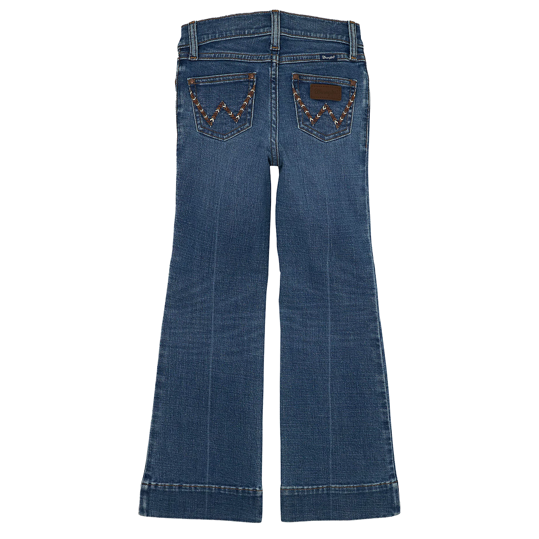 Jeans Wrangler Retro Trouser Per Bambine E Ragazze – Vestibilità Regolabile