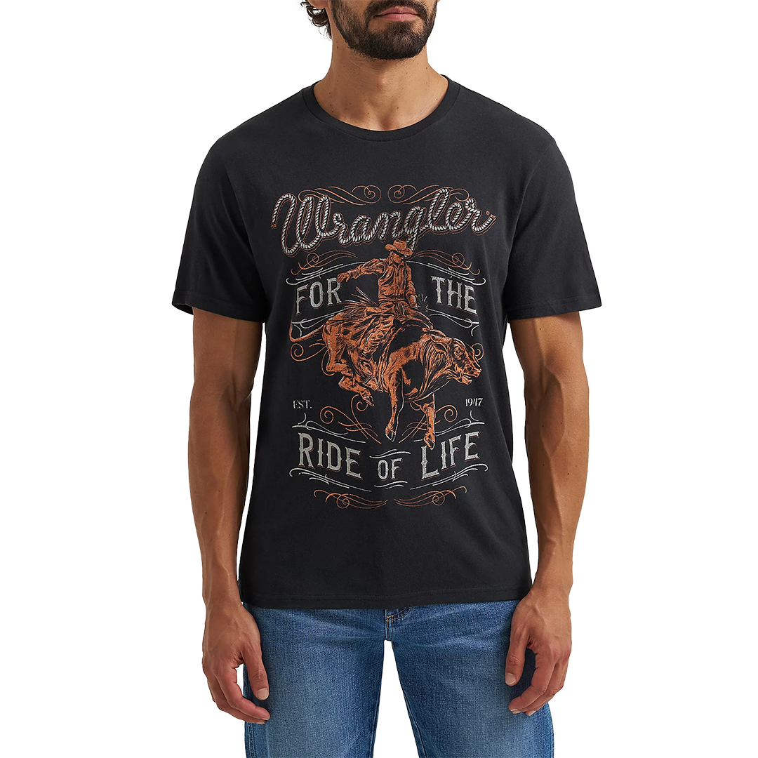 Wrangler Men's For the Ride of Life Graphic T-Shirt