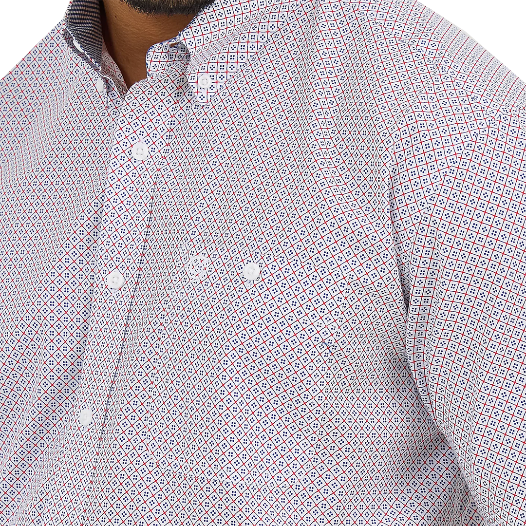 Wrangler Men's George Strait Short Sleeve Button Down Shirt