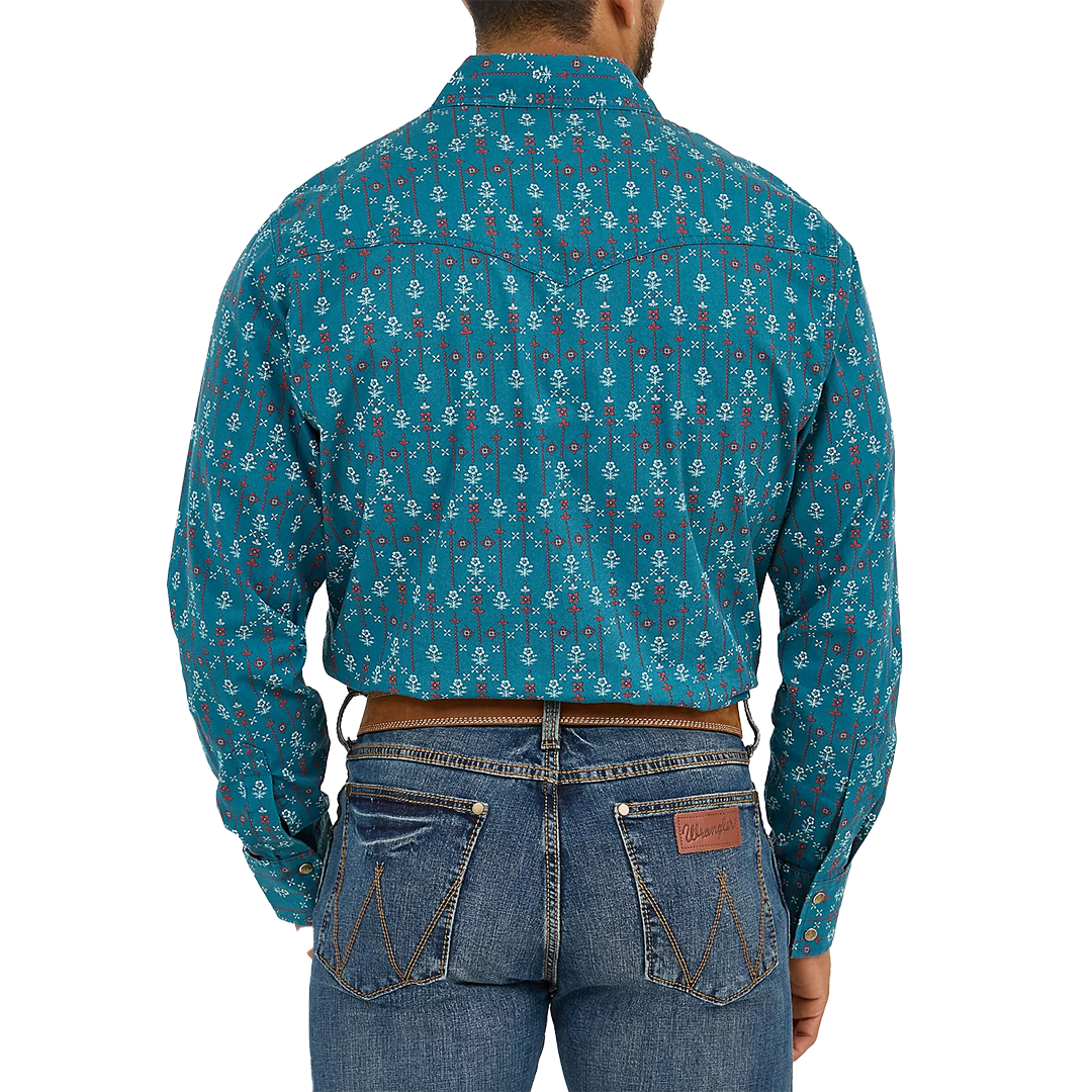 Wrangler Men's Retro Premium Long Sleeve Snap Shirt