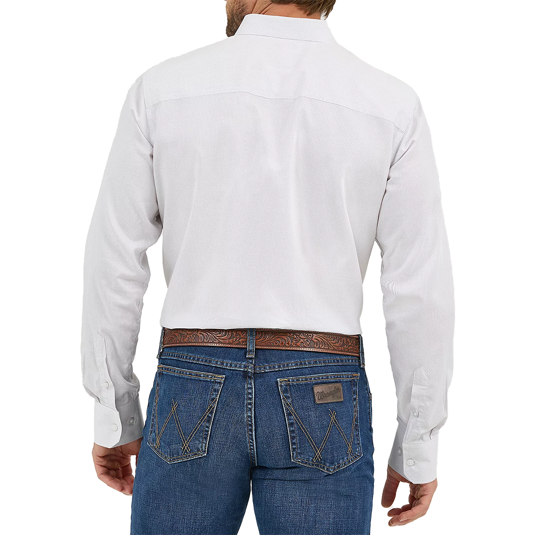 Wrangler Men's Cody Johnson One Pocket Long Sleeve Button Shirt