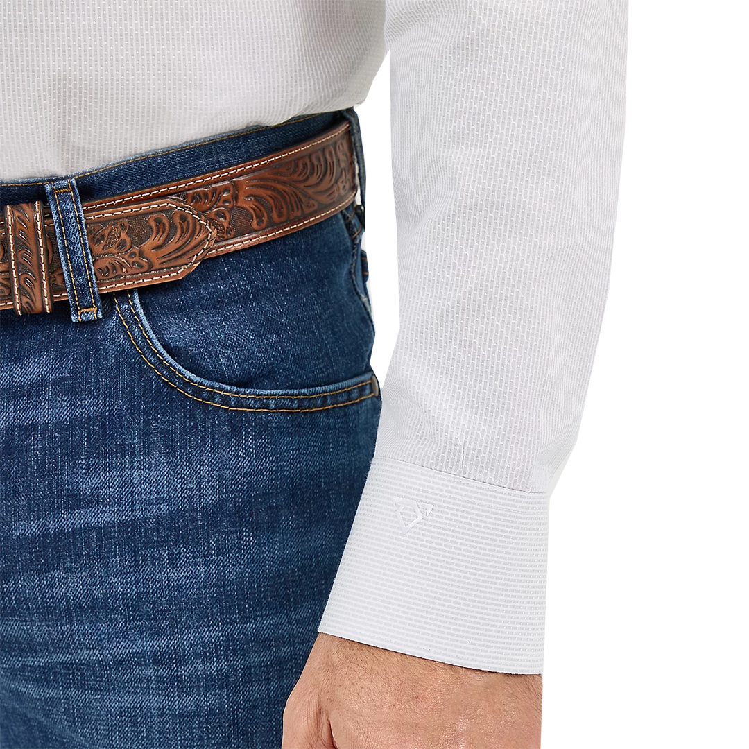 Wrangler Men's Cody Johnson One Pocket Long Sleeve Button Shirt