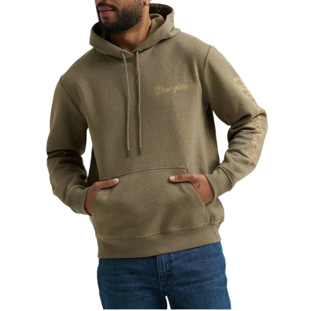 Wrangler Men's Rope Logo Hoodie