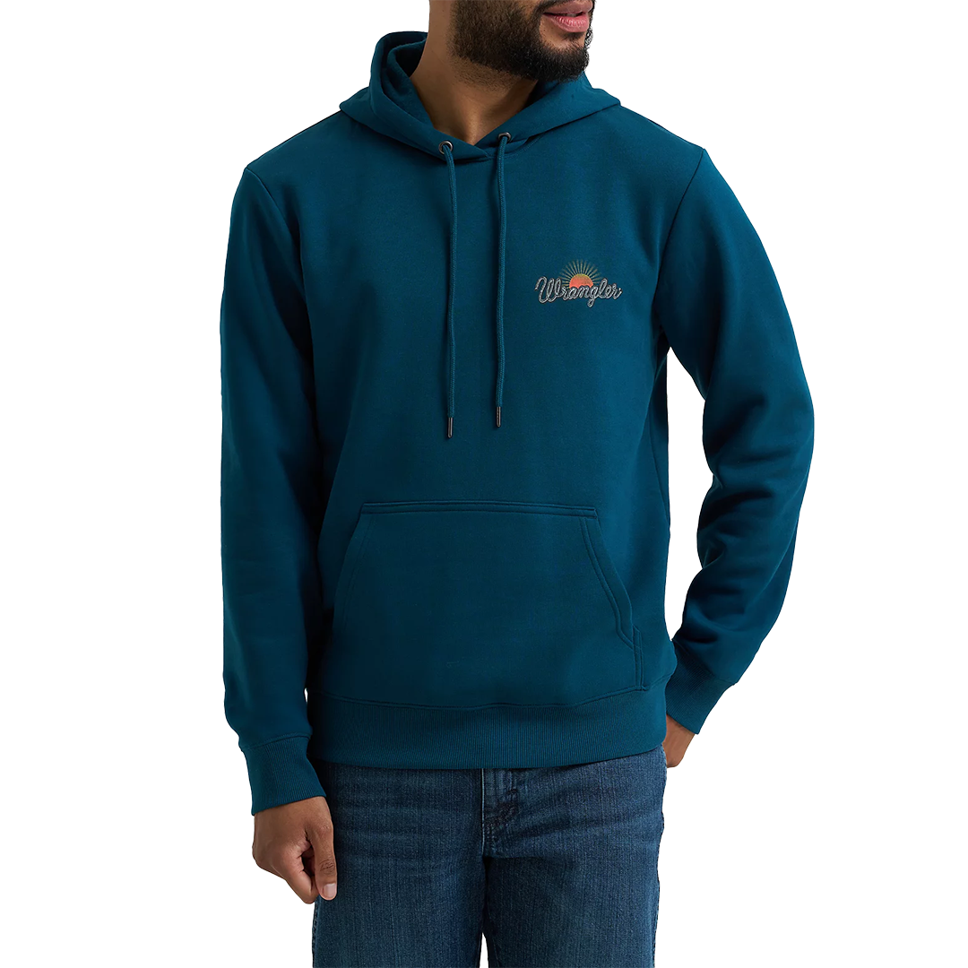 Sweat à capuche graphique logo Desert Wrangler pour homme
