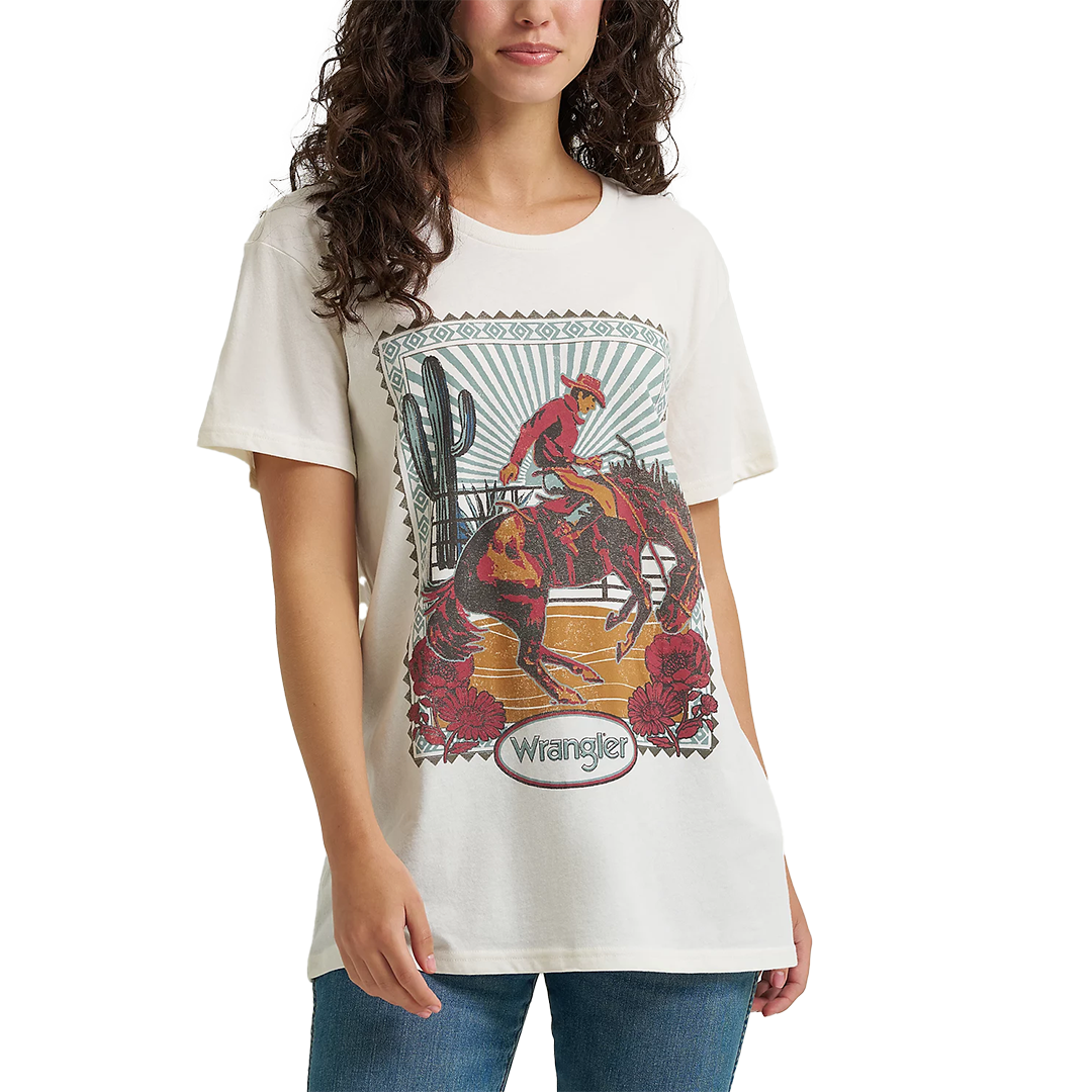 Wrangler Women's Western Graphic Boyfriend T-shirt