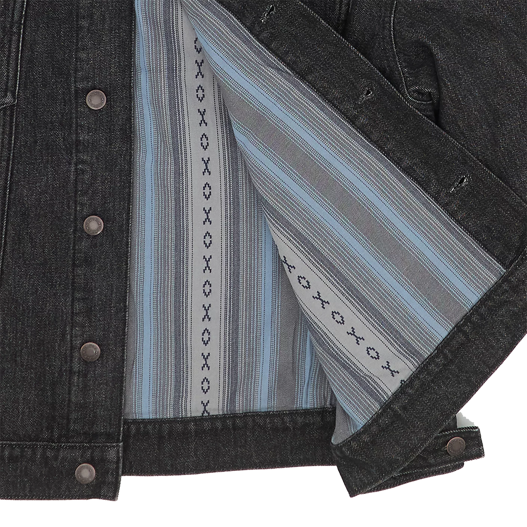 Wrangler Men's Flannel Lined Western Jean Jacket