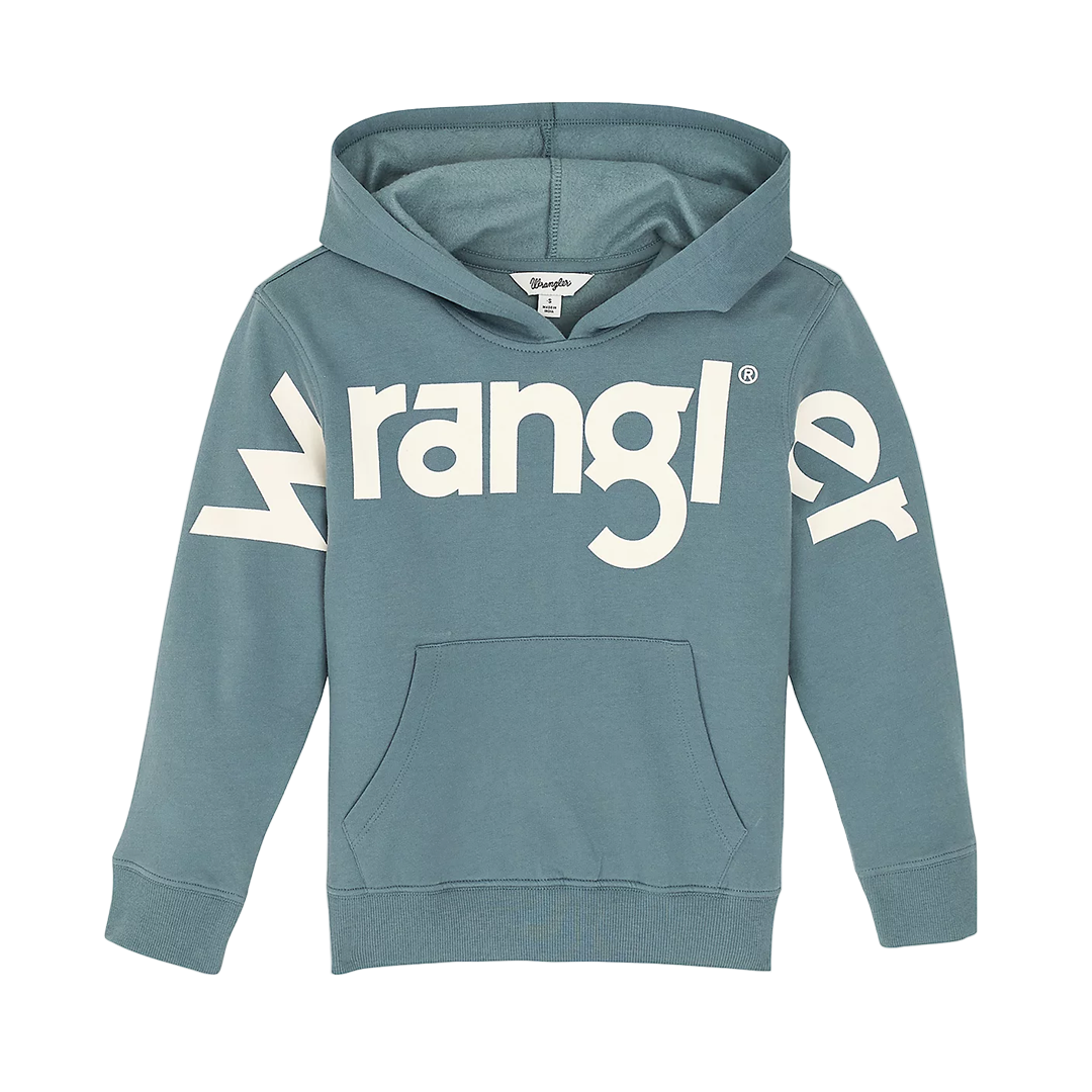 Wrangler Girls' Bold Logo Hoodie