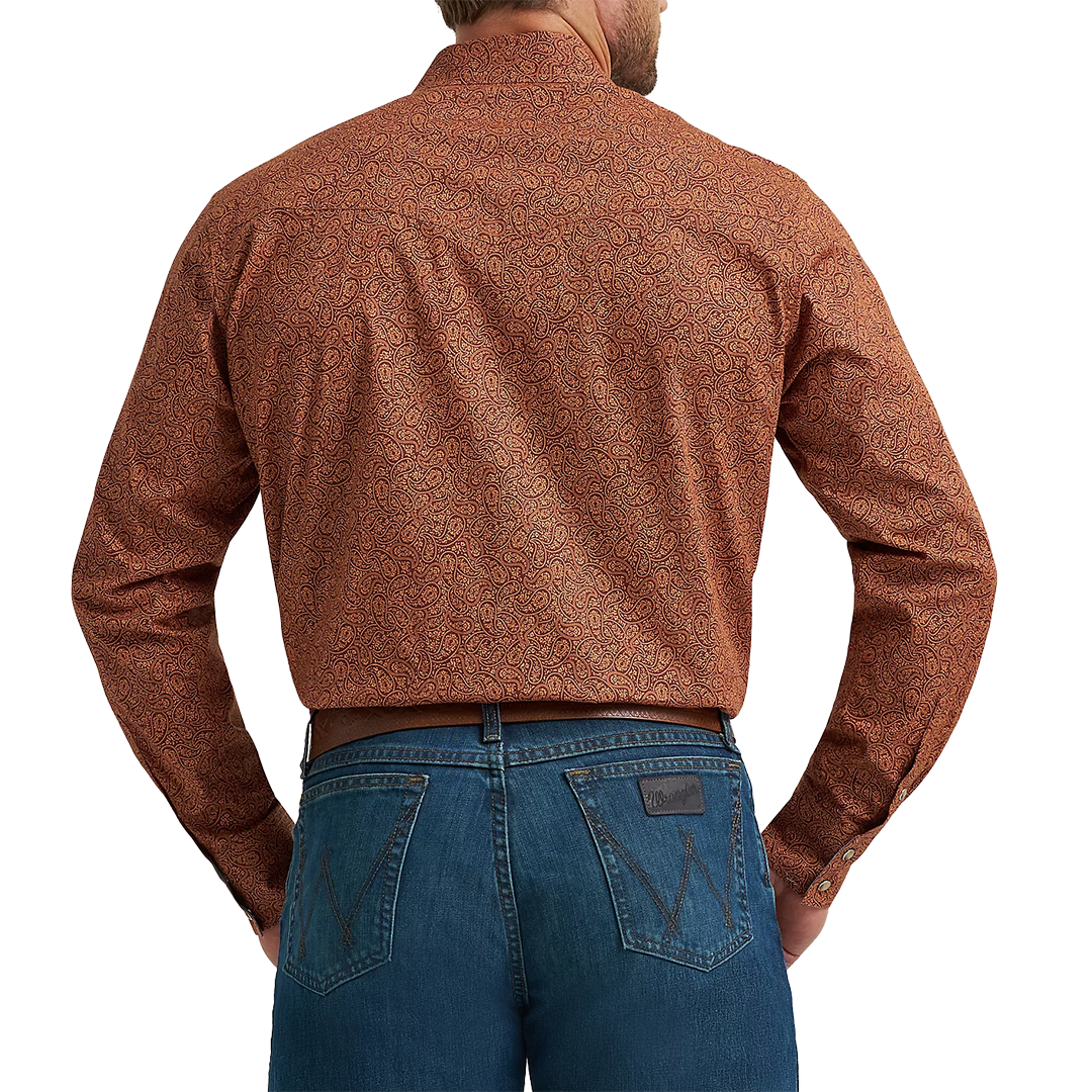 Wrangler Men's 20X Competition Advanced Comfort  Long Sleeve Snap Shirt