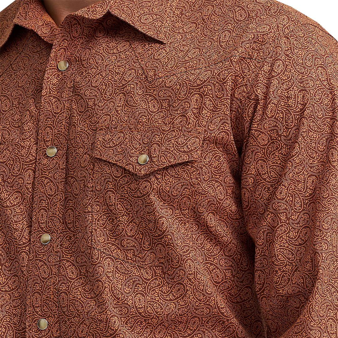 Wrangler Men's 20X Competition Advanced Comfort  Long Sleeve Snap Shirt