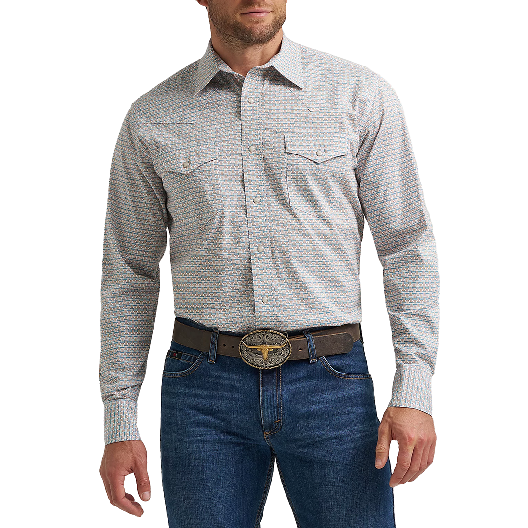 Wrangler Men's 20X Competition Advanced Comfort Long Sleeve Snap Shirt