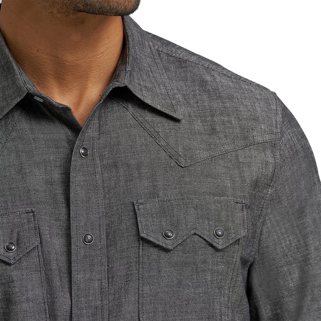 Chemise Western à Manches Longues à Boutons-Pression Cody Johnson pour Homme Wrangler