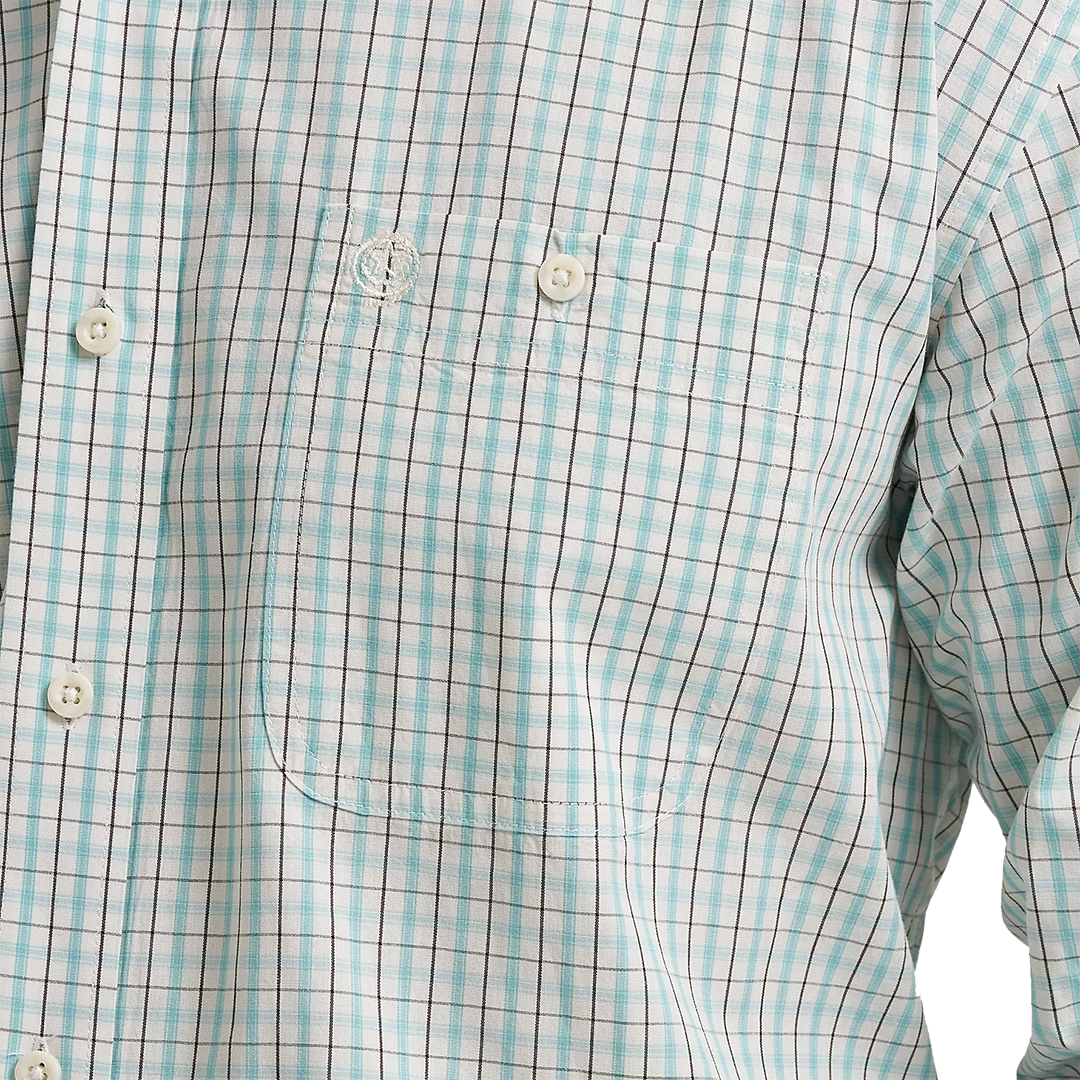 Wrangler Men's George Strait Long Sleeve Button Down Shirt