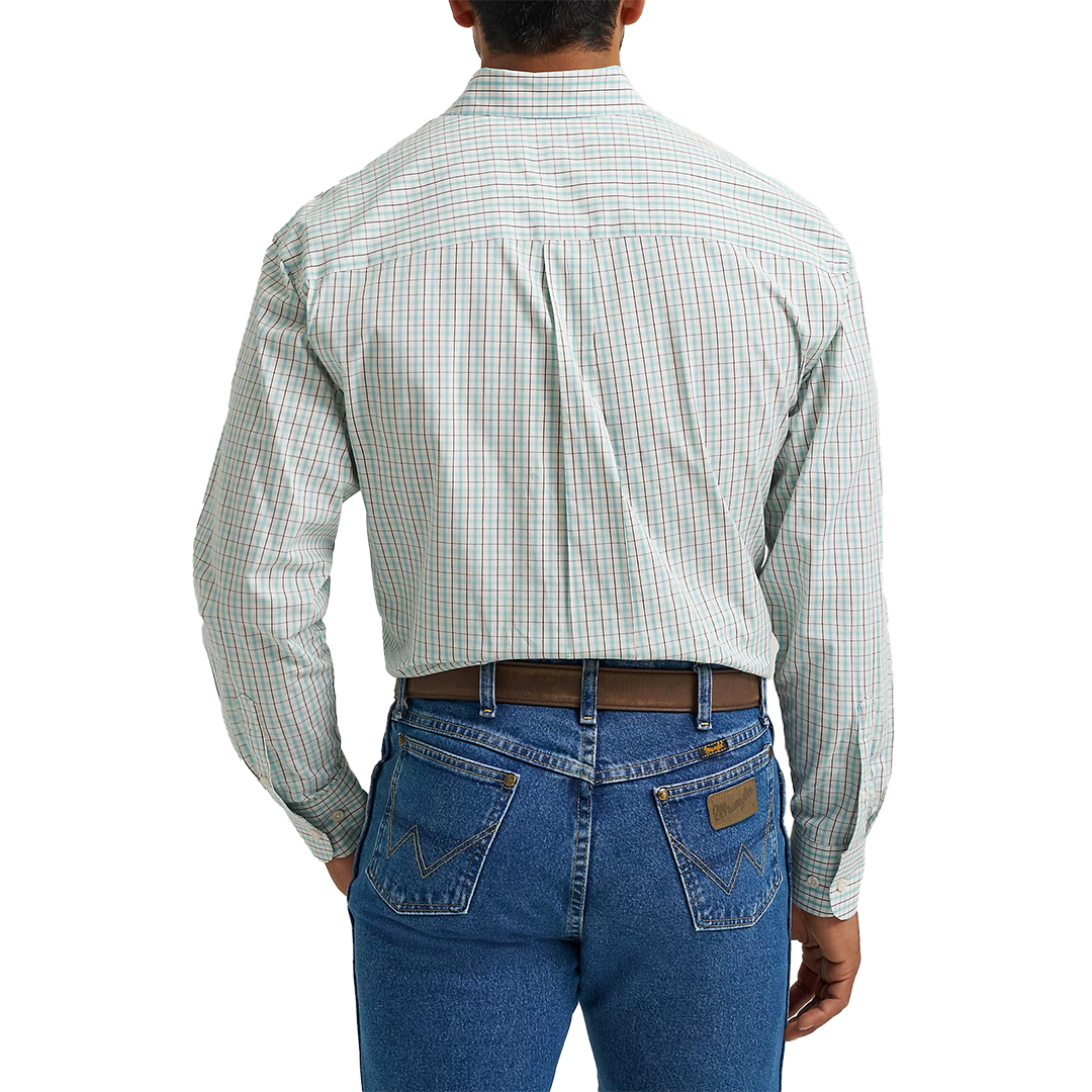 Wrangler Men's George Strait Long Sleeve Button Down Shirt