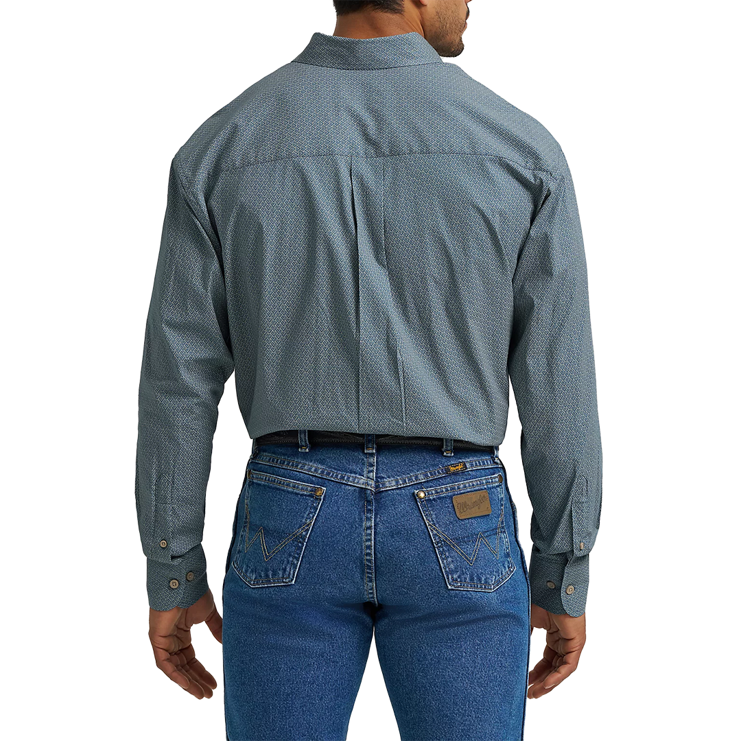 Chemise à manches longues boutonnée Wrangler George Strait pour homme