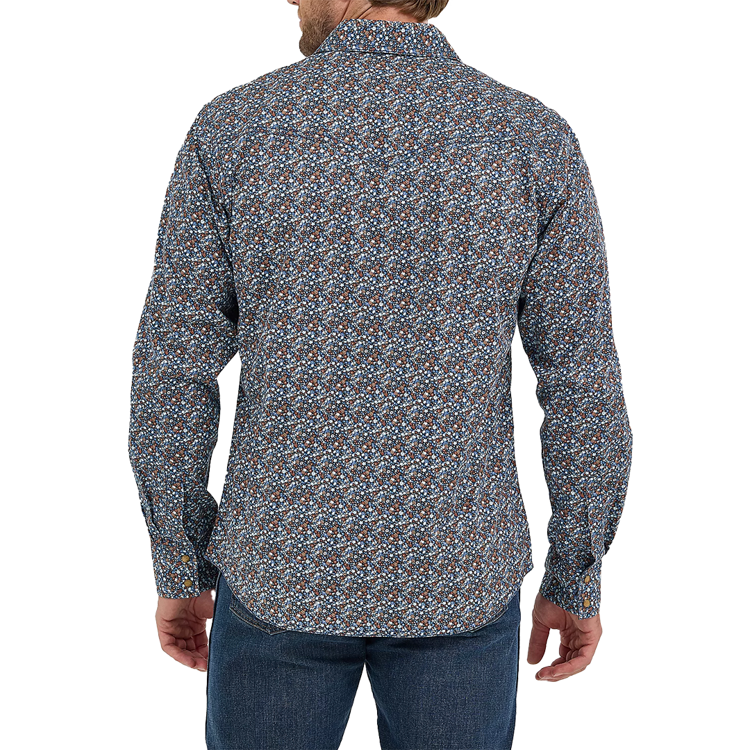 Wrangler Men's Retro Premium Long Sleeve Snap Shirt