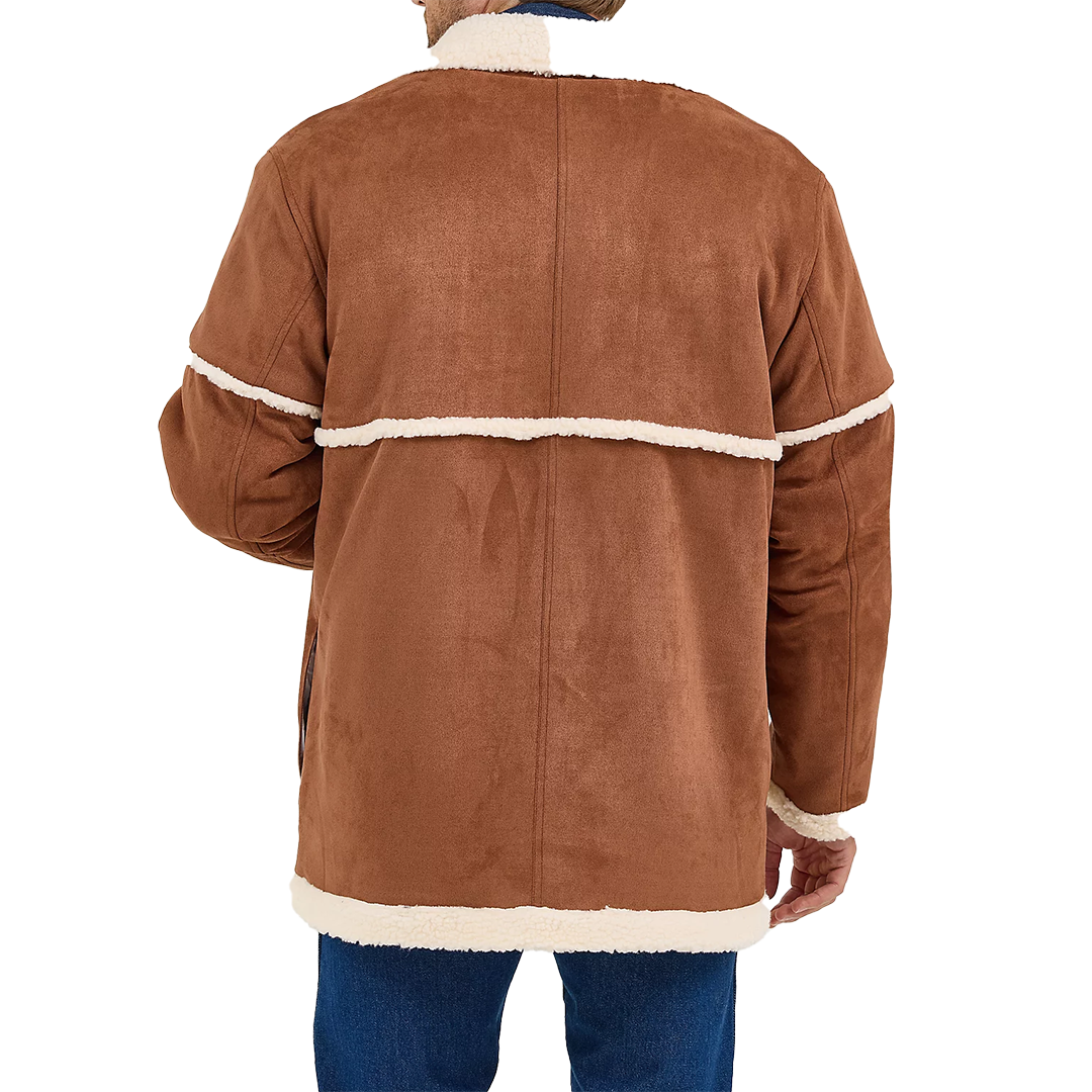 Wrangler Men's Sherpa Contrast Cowboy Jacket