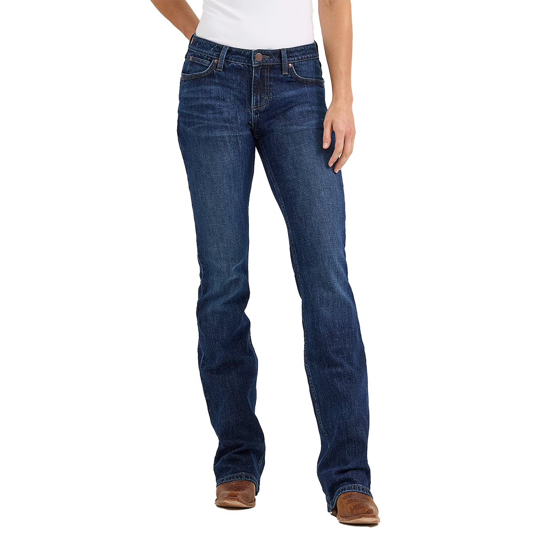 Wrangler Women's Retro Mae Mid Rise Bootcut Jeans