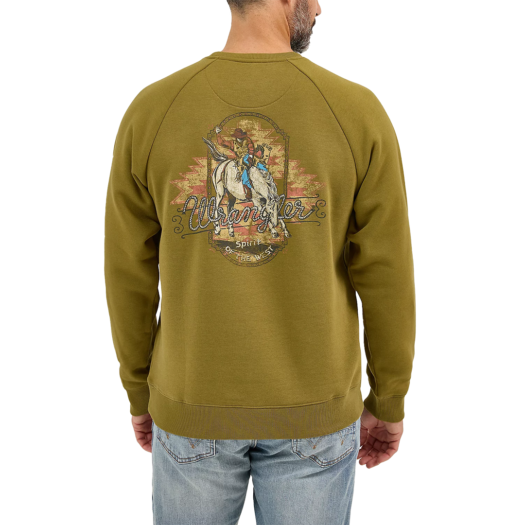Sweat-shirt ras du cou graphique Wrangler pour homme
