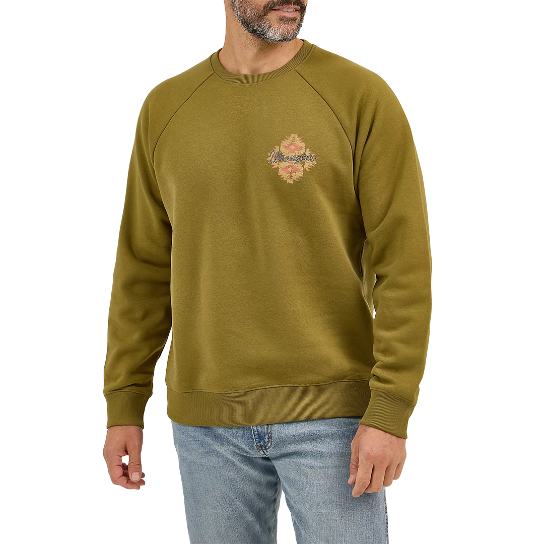 Sweat-shirt ras du cou graphique Wrangler pour homme