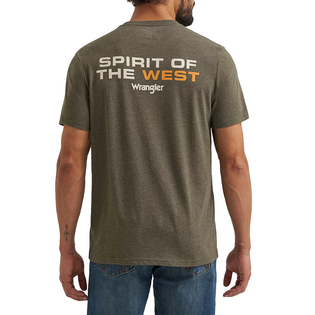 Wrangler Men's Back Graphic Pocket T-Shirt