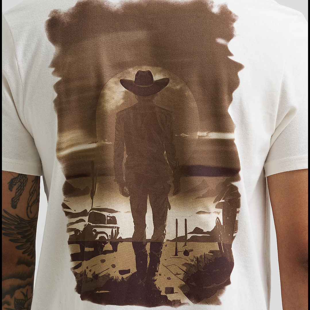 Wrangler Men's Cowboy Back Graphic T-Shirt