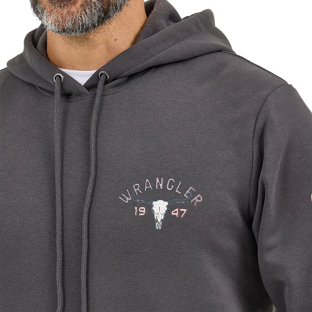Wrangler Pull à capuche pour homme Long Live Cowboys