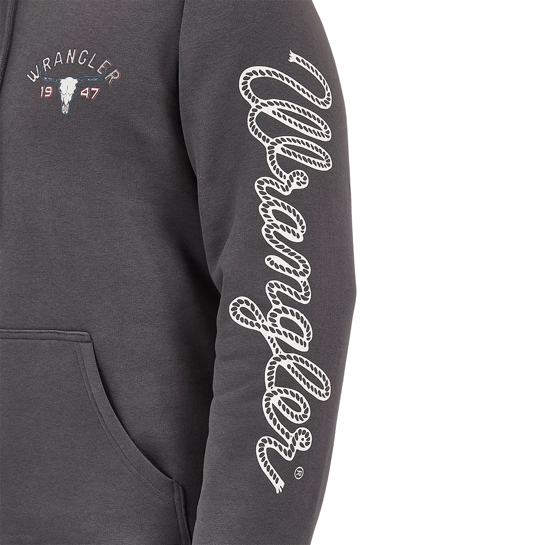 Wrangler Pull à capuche pour homme Long Live Cowboys