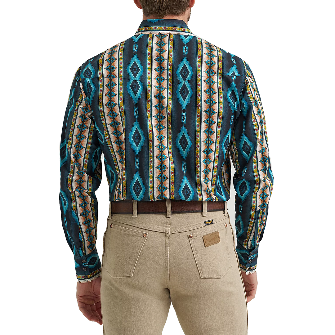 Wrangler Men's Checotah Long Sleeve Snap Shirt